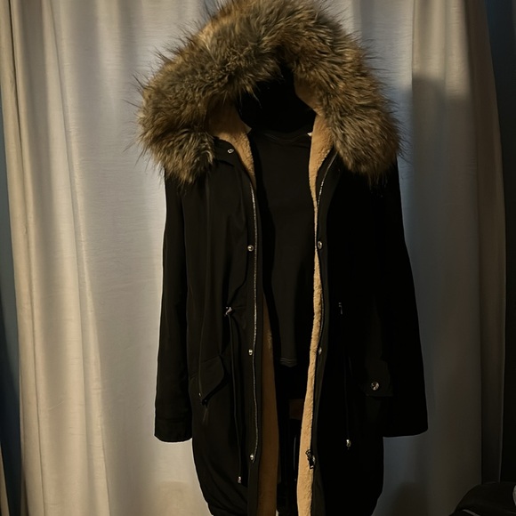 REVOLVE By The Way Posh Faux Fur Hooded Parka Jacket - Picture 8 of 10